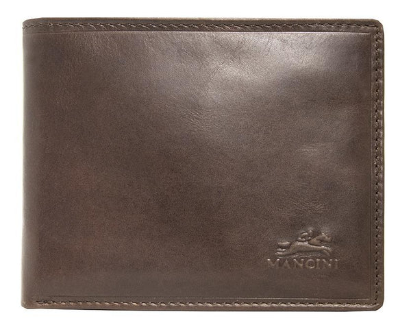 Mancini BOULDER Portefeuille avec porte-cartes amovible et blocage RFID - Brun