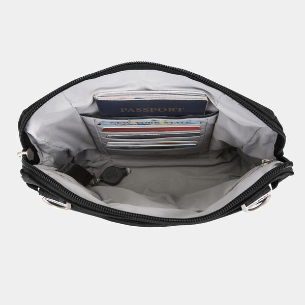 Travelon Anti-Theft Classic Sac à bandoulière convertible en sac de taille