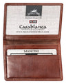 Mancini Collection CASABLANCA Portefeuille pour hommes à fermeture éclair avec porte-cartes amovible (Sécurisé RFID)