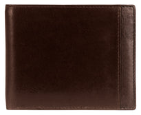 Mancini Collection CASABLANCA Portefeuille pour hommes avec porte-cartes amovible (Sécurisé RFID)