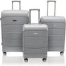 Air Canada Optimum Hardside 3 Piece Luggage Set - Light Grey
