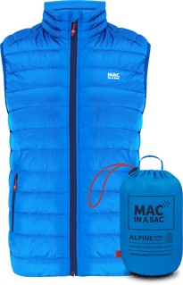 Mac In A Sac Alpine Gilet en Duvet (pour hommes) - Bleu Royal