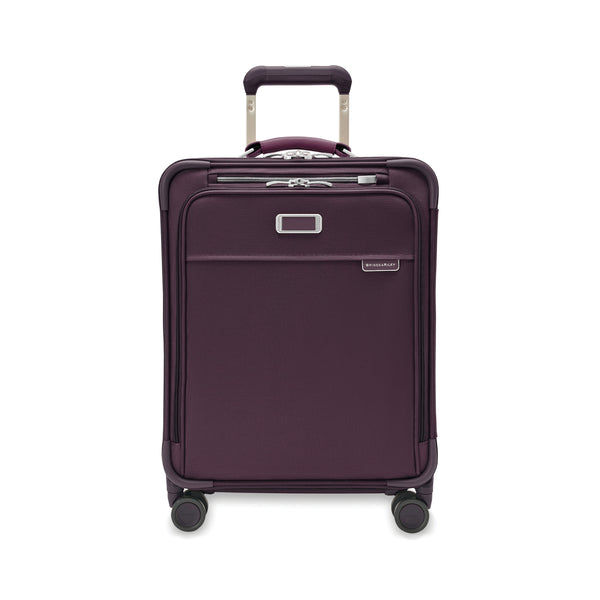Briggs & Riley NOUVEAU Baseline Baggage de cabine global à roulettes multidirectionnelles - Limited Edition: Plum
