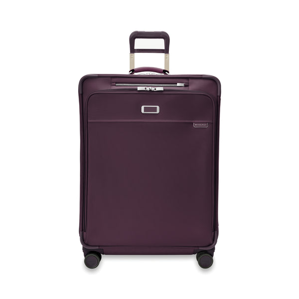 Briggs & Riley NOUVEAU Baseline Baggage Large avec roulettes multidirectionnelles - Limited Edition: Plum