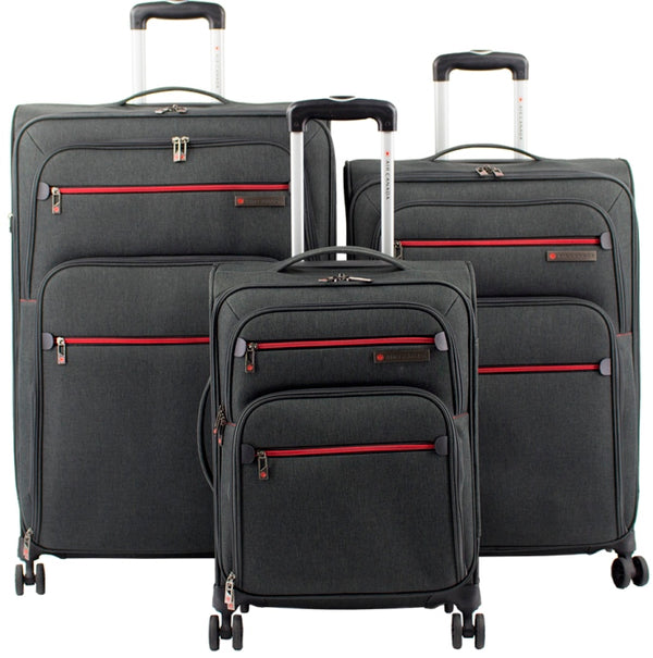 Air Canada Ensemble de 3 valises extensibles - Gris