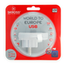 SKROSS Adaptateur pour l'Europe USB