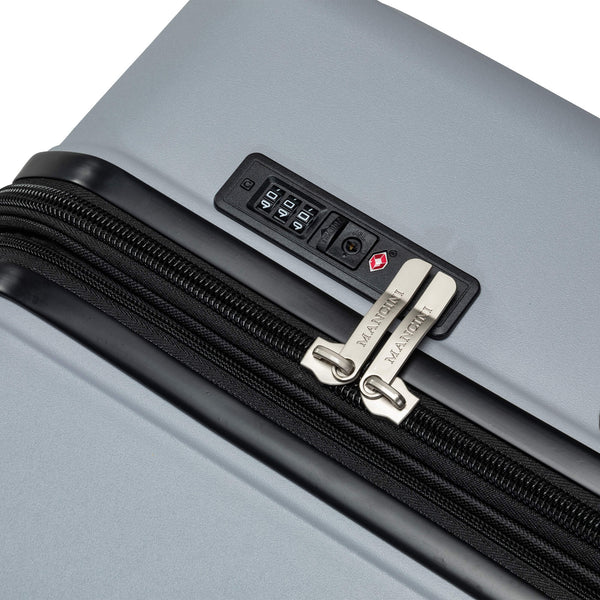 Mancini Sydney Collection 3-Piece Lightweight Spinner Luggage Set