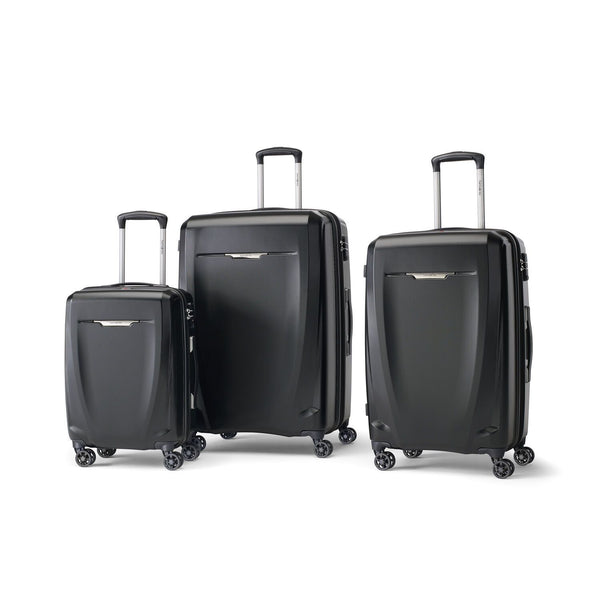 Samsonite Pursuit DLX Plus Ensemble de 3 valises extensibles spinner - Noir