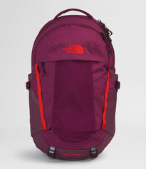 The North Face Women's Recon Backpack - Boysenberry Light Heather/Fiery Red