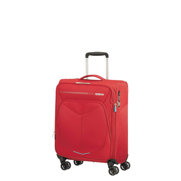 American Tourister Fly Light Bagage de cabine extensible spinner - Rouge