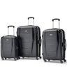 Samsonite Winfield NXT Ensemble de 3 valises extensibles spinner - Noir brossé
