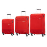 Samsonite Base Boost Ensemble de 3 valises extensibles spinner - Rouge