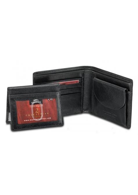 Mancini EQUESTRIAN-2 Portefeuille pour hommes avec porte-cartes amovible et blocage RFID