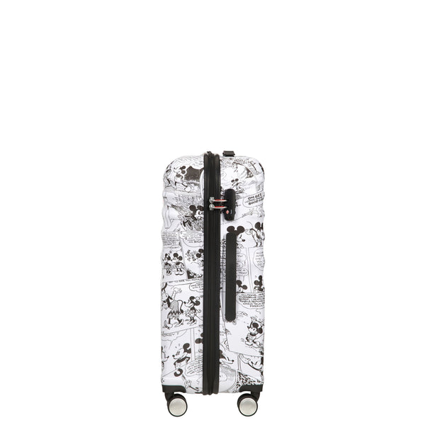 American Tourister Disney Wavebreaker Spinner Medium Luggage - Minnie Comics White
